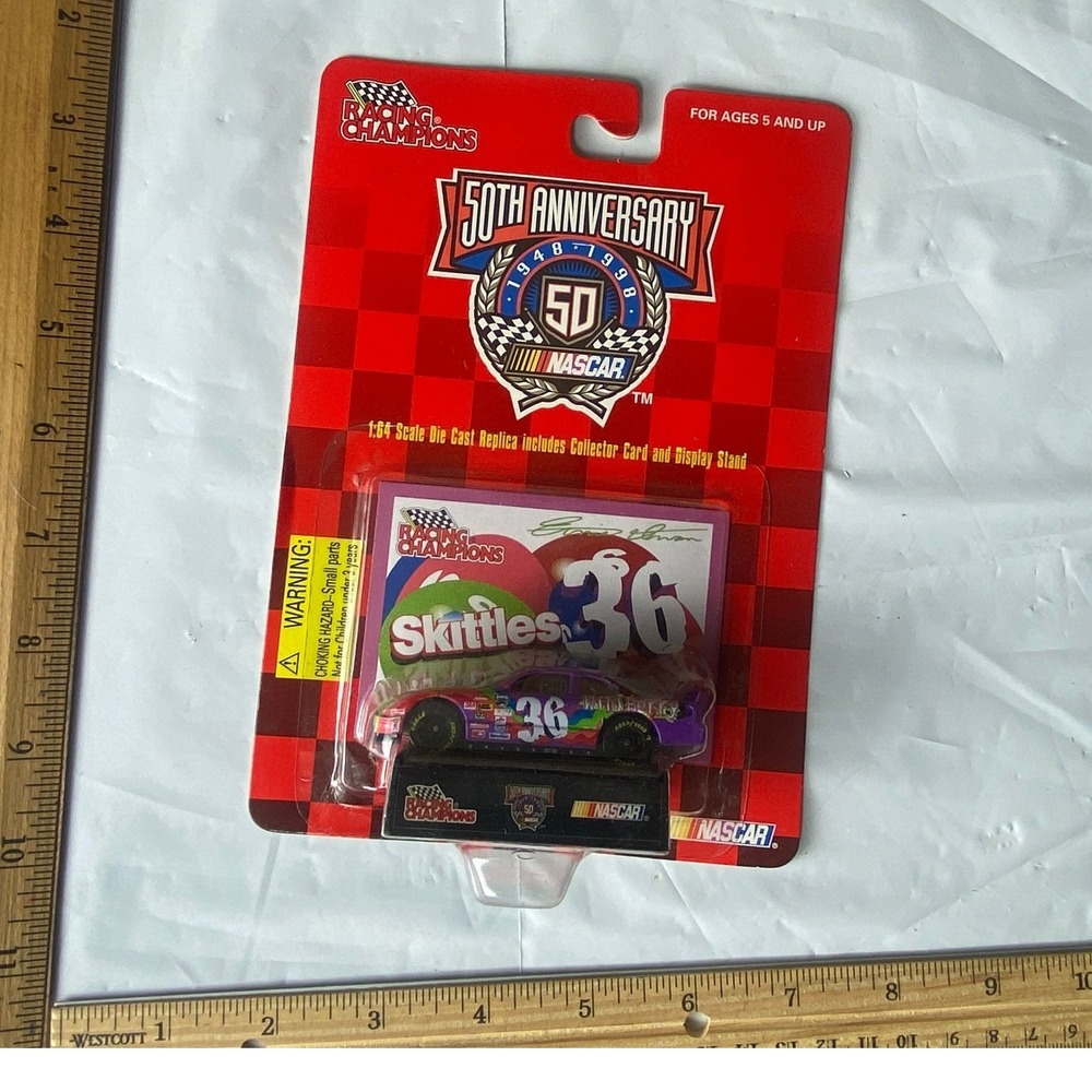 NASCAR 50th Anniversary 1948-1998 Skittles 36 1:64 Scale Die Cast Replica